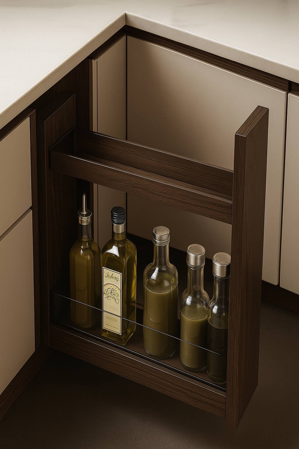 Glass Bottle Pull Out